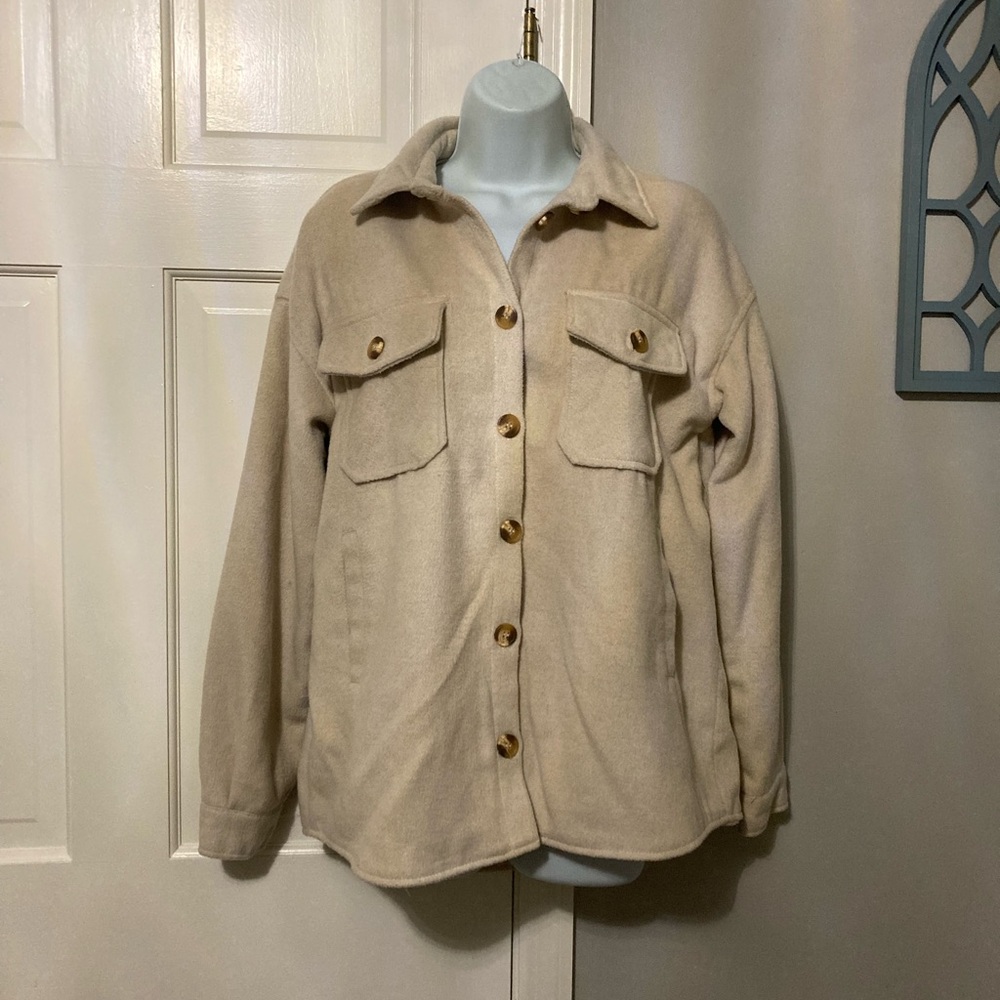 Thread & Supply Tan Utility Jacket - Picture 1 of 7